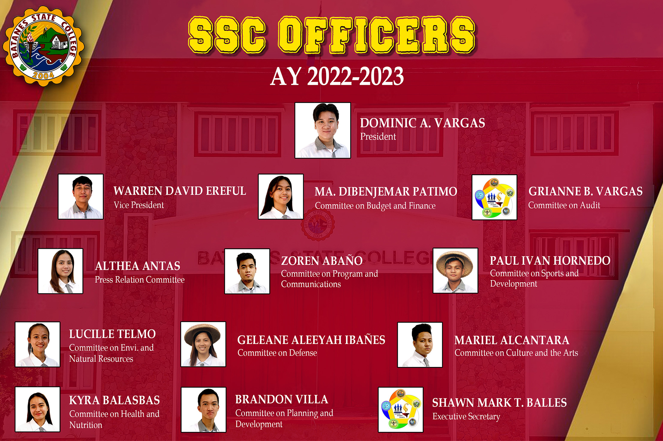 SSC Officers 2022-2023